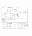 Cylinder Head Diagram and Parts List for 127332-0133-B8  Briggs and Stratton Engine
